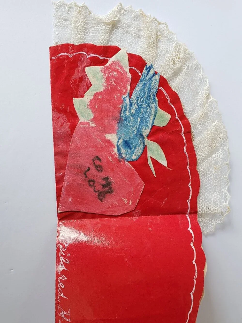 Handmade Valentine circa 1930